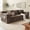 Camel with Pockets, variant on OMNIBERG 3-Seater Boneless Sofa, Oversized Corduroy Cloud Couch with Extra Deep Seats & 3 Pillows, No Assembly Floor Sofa for Living Room, Bedroom, Apartment, Dark Gray