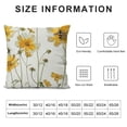 thumbnail image 5 of Spring Pillow Cover Decorations Farmhouse Pillow Case Decor for Sofa Couch （Yellow）, 5 of 5