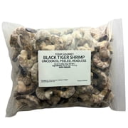 Today Gourmet Uncooked Black Tiger Shrimp - Peeled, Headless - 16/20 (5lb Pkg)