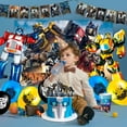 thumbnail image 6 of Transformers Themed Birthday Party Supplies, Transformers Party Decorations Party Tableware Sets - Transformers Birthday Plates, Tablecloths, Banners and Other Party Decorations, 6 of 8