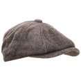 thumbnail image 1 of Gorra de invierno de lana Modelo Newsboy 8 paneles para hombre caballero (Marrón), 1 of 2