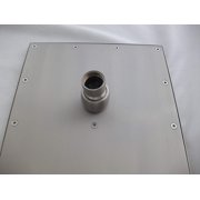 Cascada Ceiling Mount Rainfall LED Shower Head, (include Shower Arm) (8, Brushed Stainless Steel)