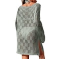 thumbnail image 4 of KOMOO Women Crochet Blouse Cover-Up Hollow Knit Bikini Smock See Through Loose Beach Coverup Dress, 4 of 5