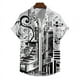 thumbnail image 3 of Camisa hawaiana con estampado 3D de música, guitarra de piano, camisa holgada en blanco y negro para hombre, blusa informal de verano para fiesta en la playa y la calle, 3 of 5