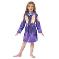thumbnail image 6 of FORMRS Niños Bathrobe Unisex Hooded Robe Soft Plush Pajamas Sleepwear, Size 7-9T, Blue Road, 6 of 7