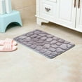 thumbnail image 3 of Mdesiwst Non-slip Carpet Cobblestone Embossed Non-slip Floor Mat Water Absorbent Carpet for Bathroom Bedroom More, 3 of 8
