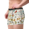 thumbnail image 3 of Wukai Dogs Funny Pets Print Men’s Underwear Breathable Boxer Briefs,&nbsp;Moisture Wicking & Breathable-Large, 3 of 7