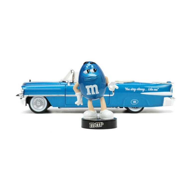 Jada Toys M&Ms 1956キャデラック・エルドラド/ブルーフィギア Jada Toys M&Ms 1956キャデラック・エルドラド/ブルーフィギア