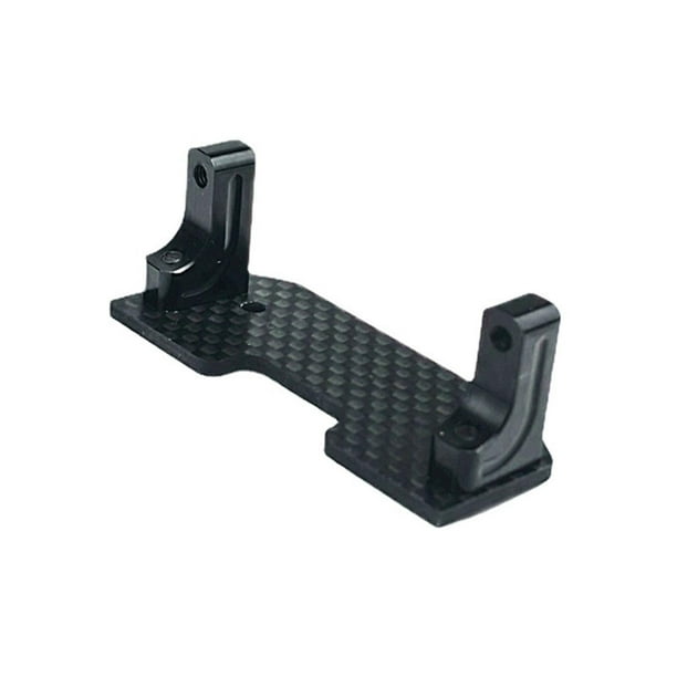 Piezas de camión de Control Servo de fibra de carbono 1:10, accesorios de modelo modificado, piezas de de telemando DIY para SCX10 90028 90 Yotijar Piezas de coches de control remoto
