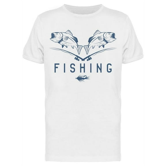Cool Fish Bass Vintage Design T-Shirt Men -Image by Shutterstock, Male x-Large