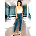 thumbnail image 2 of Pack de 2 Leggins Mujer Unitalla Mezclilla Faja Alta Estilo Pantalón Mezclilla Jegging Tiro Alto, Mallon licra Cómodos Elásticos, 2 of 5