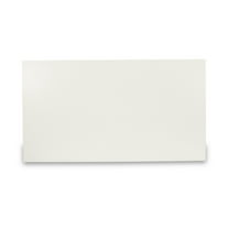 X-Style 40x72 in Dining Table with Distressed Jacobean 418 Leg and Linen White Top finish