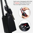 thumbnail image 4 of Senya Car Steering Wheel Lock, Seat Belt Lock, Anti-Theft Device, Max 17 Inch Length, Small and Light-Weight, Multi-Functional, Fit Most Vehicle, SUV, Golf Cart Security, 4 of 5