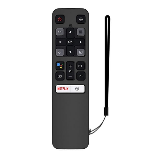Funda completa de silicona para mando a distancia de TV para TCL RC802V FMR1 FNR1 (negro) Tmvgtek control remoto