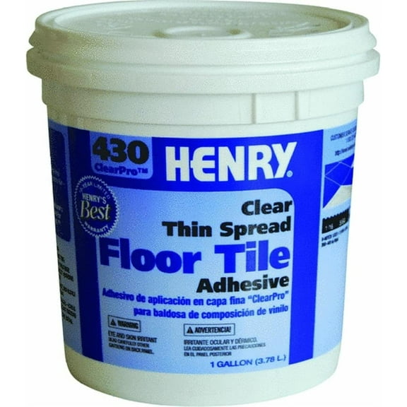 Henry No.430 Floor Tile Adhesive Beige Tub 1 Gl