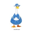 thumbnail image 4 of Ccwuwei Porch Goose Summer Outfit, UV Resistant Goose Accessories with Sunglasses Headwear, 23 in Large Porch Goose Clothes, Outdoor Garden Pool Party Costume Set - Blue, 4 of 7
