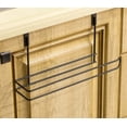 thumbnail image 4 of Over The Cabinet Paper Towel Holder, Black, 4 of 5