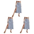 thumbnail image 3 of Sonducket Casual larga dividida elegante playa vacaciones señora adolescentes verano ropa Club banquete fiesta accesorios negro L Type5 NO5, 3 of 6