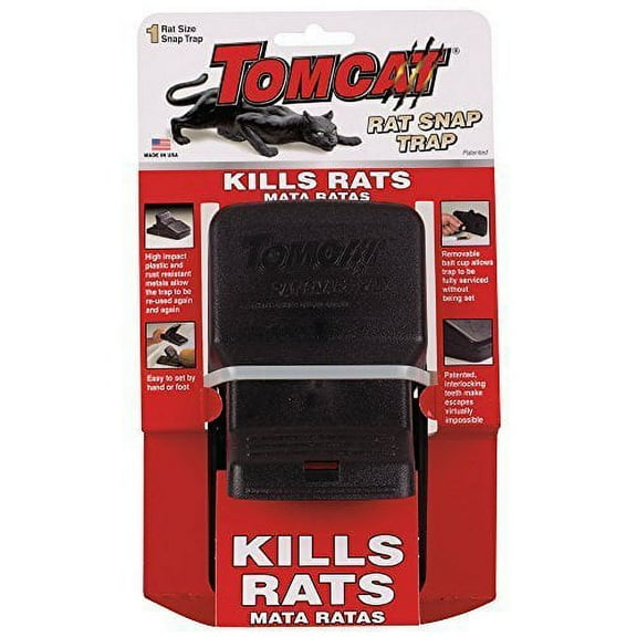 Motomco 33525 Tomcat Rat Snap Trap - Pack of 3