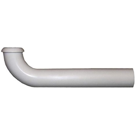 LASCO 03-4219 White Plastic Tubular 1-1/2-Inch by 7-Inch P-Trap Wall Tube