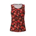 thumbnail image 4 of Fotbe Tomato Womens Loose Fit Casual Flowy Slim-Fit Tank Tops Athletic Round Neck Trendy Sleeveless Summer Tops for Gym and Yoga-X-Large, 4 of 9