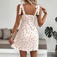 thumbnail image 7 of Summer Dresses for Women Casual Loose Sleeveless Tank Dress Fashion V Neck Flowy Mini Short Sundress White S, 7 of 7
