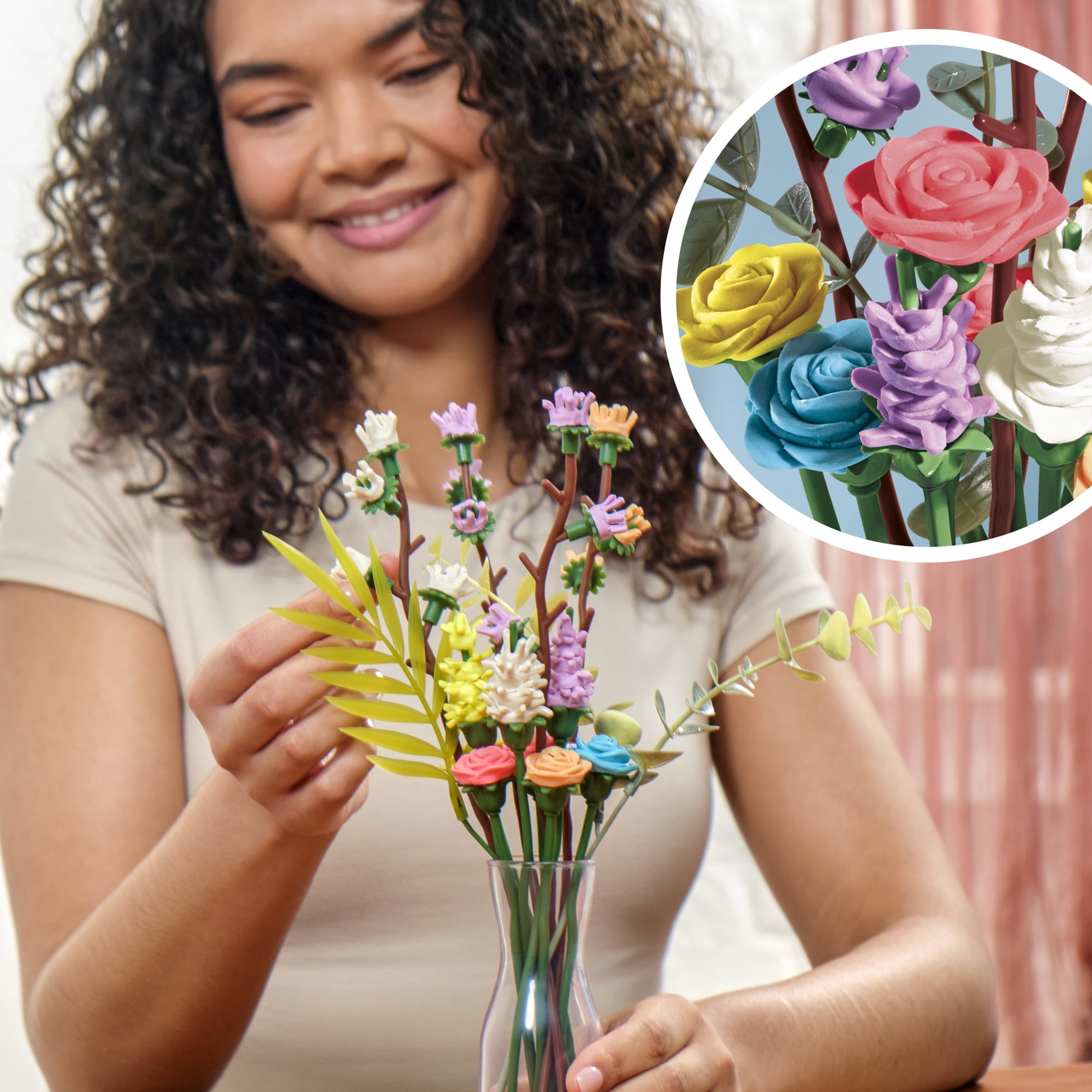 Blooms by Play-Doh Lilac & Orchid 12-Pack Refill Bundle for Flower Bouquet Kits