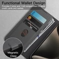 thumbnail image 3 of JETech Wallet Case for iPhone 15 Pro Max 6.7-Inch, Shockproof PU Leather Magnetic Flip Cover with Card Holder, Stand Feature and Full Camera Protection (Natural Titanium), 3 of 6