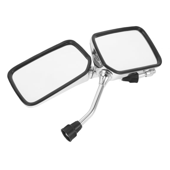 OUNONA 1 Pair Universal Motorcycle Rear View Side Mirrors Handlebar Mount Bike Mirror