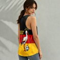 thumbnail image 4 of Women's Football Graphic Tank Tops, Women's Sleeveless Sports Top, Breathable Lightweight Running Tank Top for Gym, Workout, Yoga for Soccer Tournament 2026 Wine Size: XL, 4 of 5