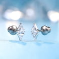 thumbnail image 3 of Limerencia Hypoallergenic Titanium F136 Screw In Flat Back Earrings Implant Grade G23 Tragus Helix Cartilage 20G Piercing for Women's Sensitive Ears, 3 of 7