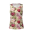 thumbnail image 5 of Goofa Tulips Flowers Printed Womens Workout Tops for Women Sleeveless Yoga Shirts Athletic Running Tank Tops Sleeveless Gym Clothes Workout Apparel-Small, 5 of 9