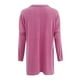 thumbnail image 3 of MKLEKYY Playeras De Algodon Mujer Camiseta De Manga Larga Con Cuello Redondo Y Bolsillos Para Mujer, Cómoda, De Otoño E Invierno, Con Estampado De Mangas Abullonadas Talla XXL, 3 of 3