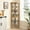 Light Oak, variant on Lighted Corner Cabinet for Antiques / Customizable Display in Home