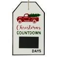 thumbnail image 2 of Northlight 13" Gift Tag Shaped Christmas Countdown Chalkboard Wall Decor, 2 of 4