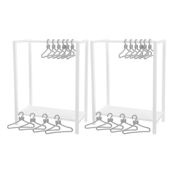 OFFIGAM Dollhouse Clothes Dryer Plastic Realistic Design for Decoration 1Set