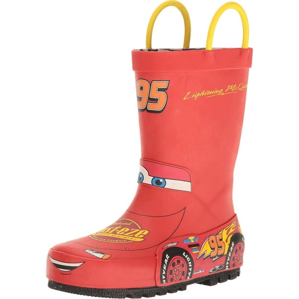 Boys red rain boots cheap