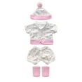 thumbnail image 3 of Newborn Doll Clothes Children's Toys Dress Up Reborn Doll Girl Clothes 30cm/12in Doll Clothes Simulation Doll Clothes Toy Gift Puzzle Play House, 3 of 6