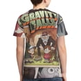 thumbnail image 2 of Gravity Falls Youth T-Shirts Graphic Shirts Blouse For Teen Boys Girls Casual Short Sleeve Tee Tops Large, 2 of 6