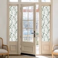 thumbnail image 3 of Green Eucalyptus Leaf Window Privacy Film Watercolor Farm Plant Decorative Glass Window Film UV Blocking Static Cling Non-Adhesive Sticker Covering for Home Door 29.5 x 118 inches, 3 of 7