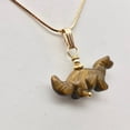 thumbnail image 6 of Tigereye Diplodocus Dinosaur with 14K Gold Filled Pendant 509259TEG, 6 of 12