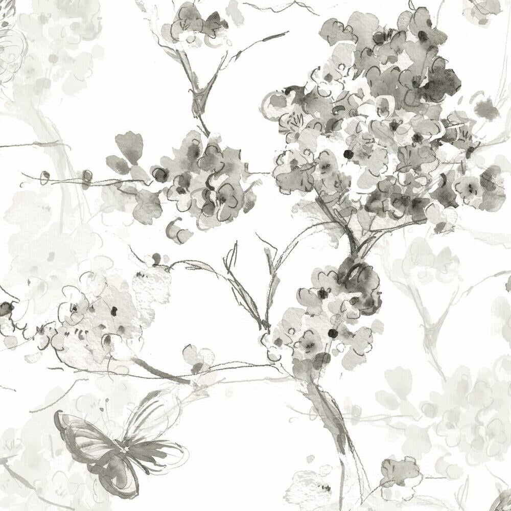 Spring Cherry Blossoms Peel and Stick Wallpaper