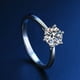 thumbnail image 4 of 1/2/3/5ct Moissanite Ring 925 Sterling Silver Engagement Wedding Ring For Female Suitable For Banquet Party Official Occasions Anniversary Gift, 4 of 4