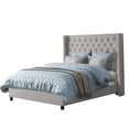 thumbnail image 1 of Fairfield King Bed with Tufted and Winged Headboard, 1 of 9