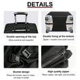 thumbnail image 4 of Luggage Cover - Thick Wear-Resistant Travel Elastic Luggage Cover with Double Fixation, Trolley Suitcase for Dust and Scratch Resistant Suitcase Cover, Fits 18-32 Inch Luggage, 4 of 7