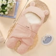 thumbnail image 2 of Manta para bebé Nunibum Plush Lindo Bear Pink, 2 of 7