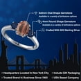 thumbnail image 2 of Gem Stone King 1.95 Ct Oval Red Tiger Eye Blue Sapphire 925 Sterling Silver Ring, 2 of 6