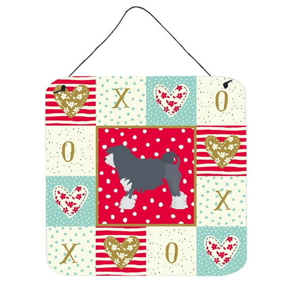 Lowchen Little Lion Dog 1 Love Wall or Door Hanging Prints Red