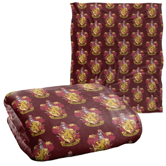 Harry Potter Gryffindor Crest 2 Officially Licensed Silky Touch Super Soft Throw Blanket 50' x 60'