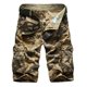 thumbnail image 1 of Mens Casual Pantalones Cortos de Cintura Elástica Botón de Bolsillo Múltiple Y Cierre de Cremallera, Pantalones Cortos de Cintura Elástica para Hombres Al Aire Libre Y Salón, 1 of 4